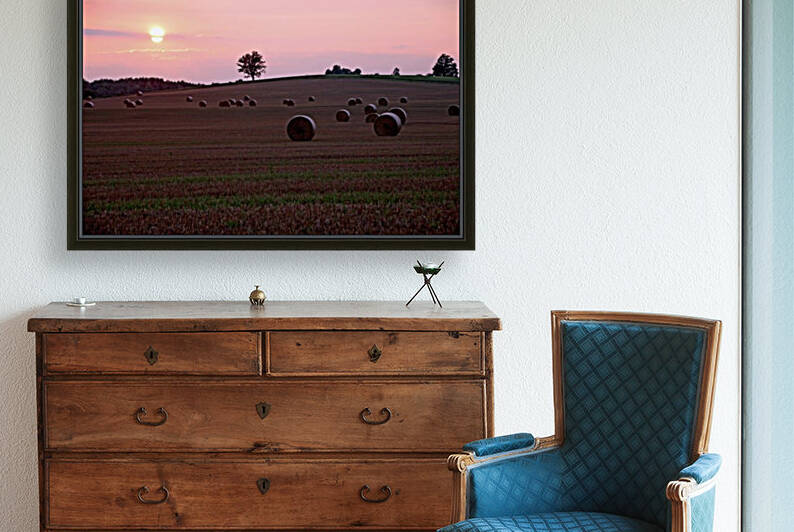 Harvest Sunset by Deb Oppermann