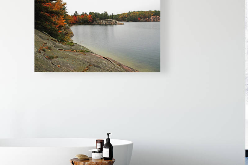 Autumn Mood At George Lake by Deb Oppermann