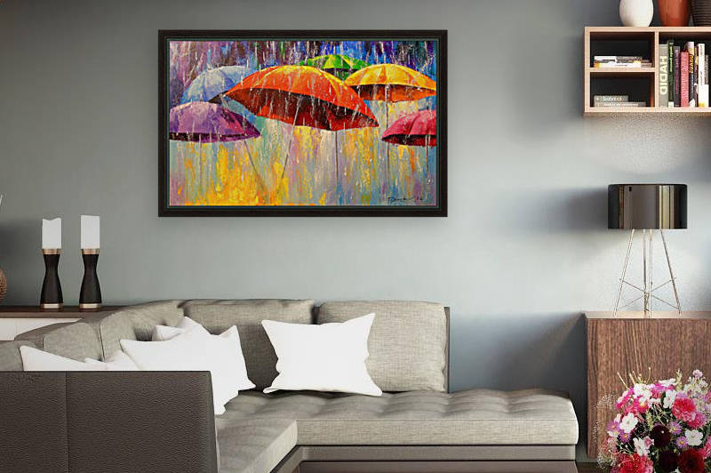 Dancing umbrellas by Olha Darchuk 