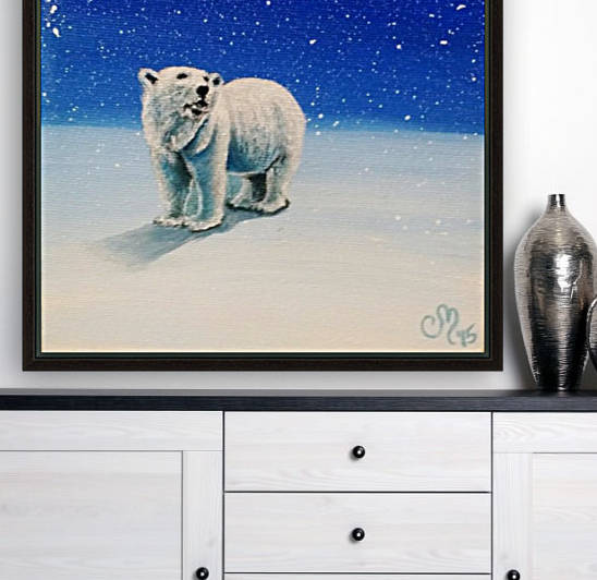 Ours polaire par Artémo by Artémo par Christine Bélanger