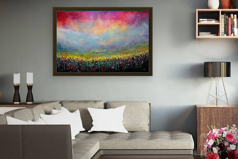 Elapse -  abstract landscape by Cecilia frigati