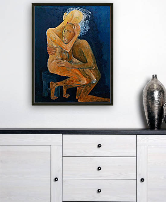 54.Homecoming.2018year 70x90cmOriginal Painting Oil on Canvas8500$ by ZAKIR AHMEDOV