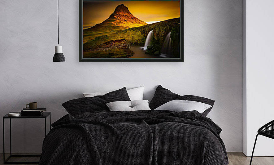 Waterfall at sunset by DroneVue360