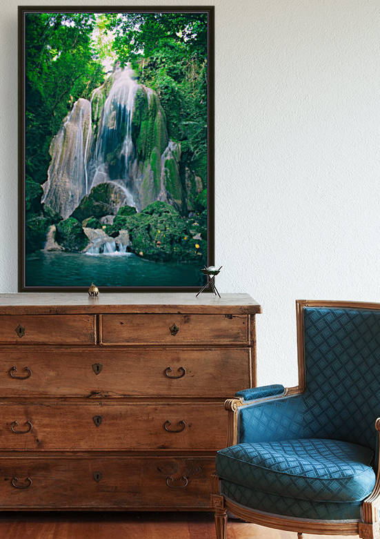 waterfall in the jungle by DroneVue360