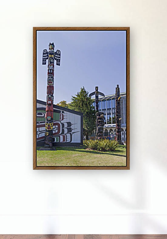 Totem Poles in Thunderbird Park Victoria BC 16 by Bob Corson