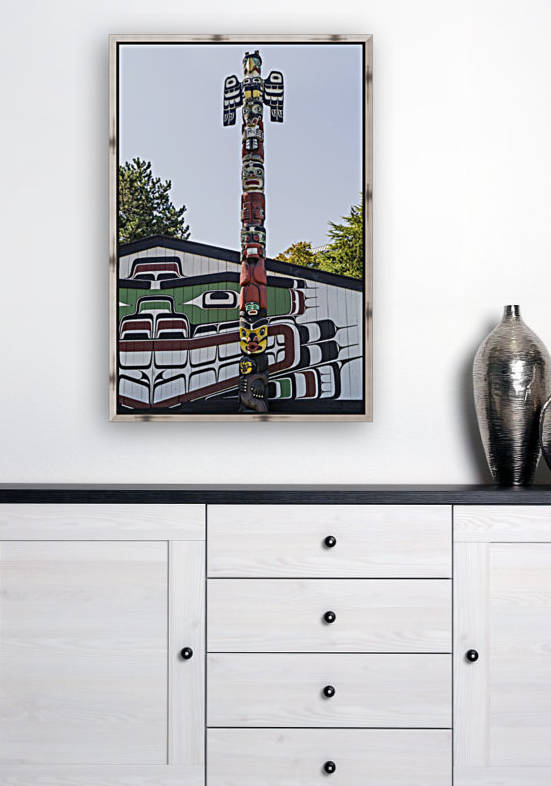 Totem Poles in Thunderbird Park Victoria BC 13 by Bob Corson