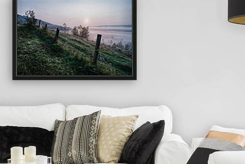 Brume, Richmond, Estrie, Québec 2 by Ian Gagné