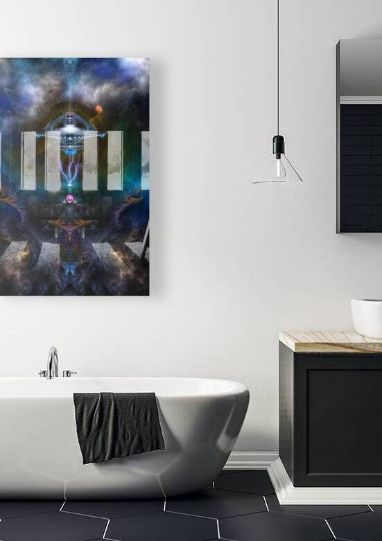 Space Station Ansarious Fractal Art by xzendor7