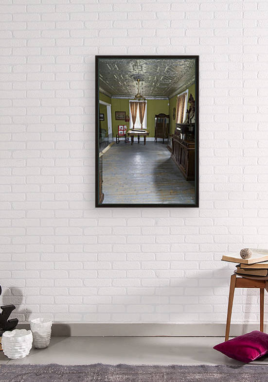 Tin ceiling in Duford House by Bob Corson
