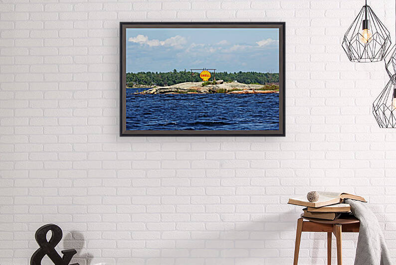 Vintage Shell Sign by Deb Oppermann