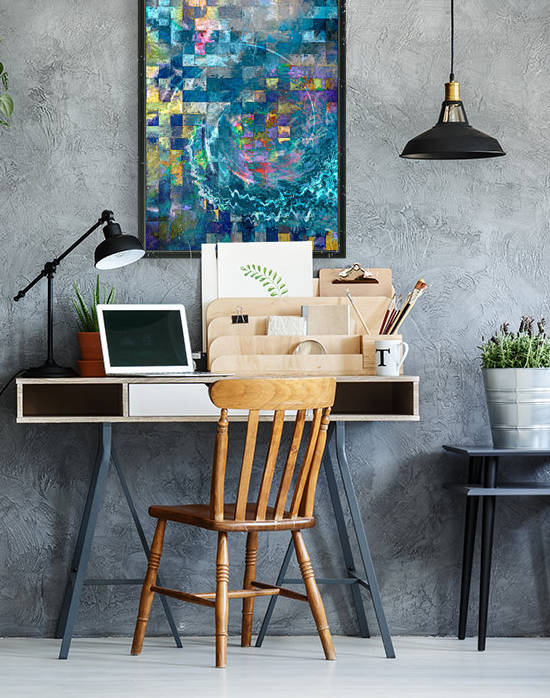 A Vision in Blue by Jon Woodhams