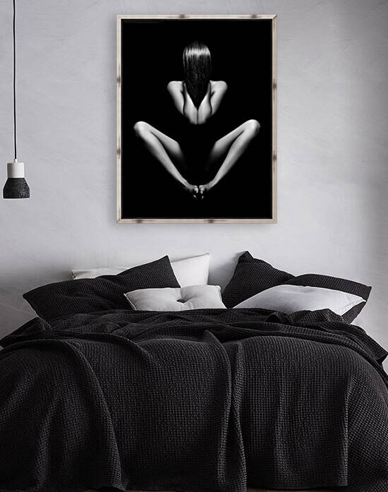 Nude woman bodyscape 12 by Johan Swanepoel