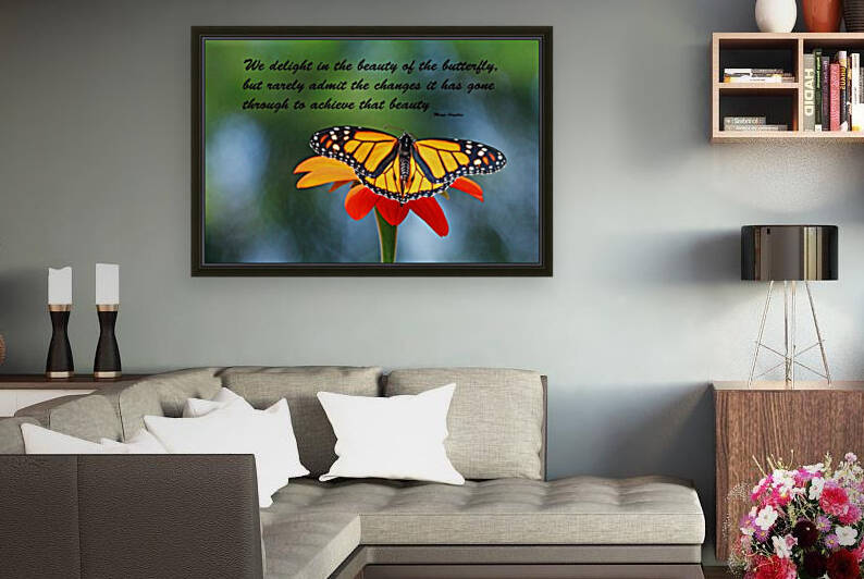 The Beauty Of The Butterfly I by Deb Oppermann