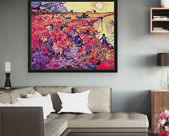The red vines by Van Gogh