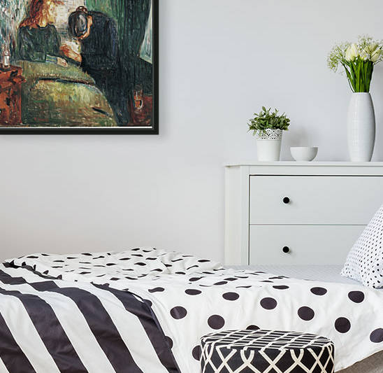 The sick child by Edvard Munch