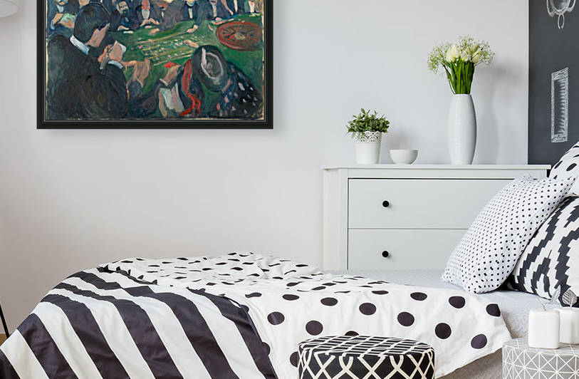 At the Roulette Table in Monte Carlo by Edvard Munch