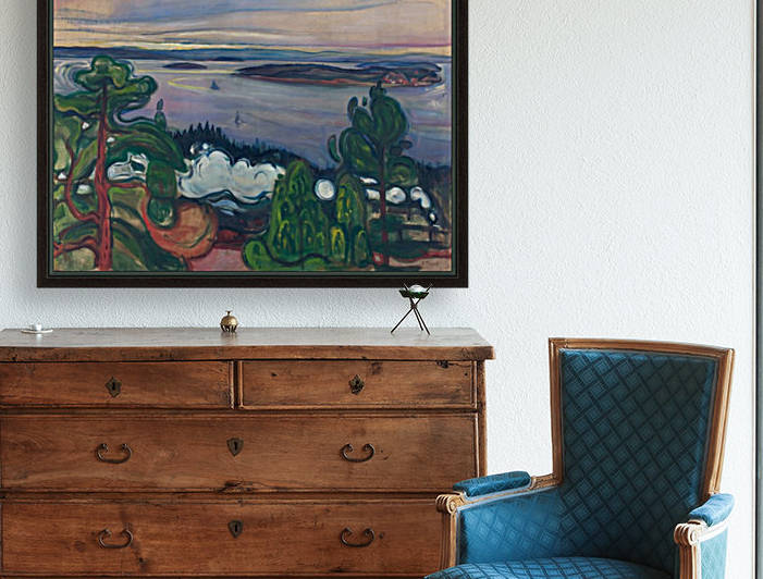 Train Smoke by Edvard Munch