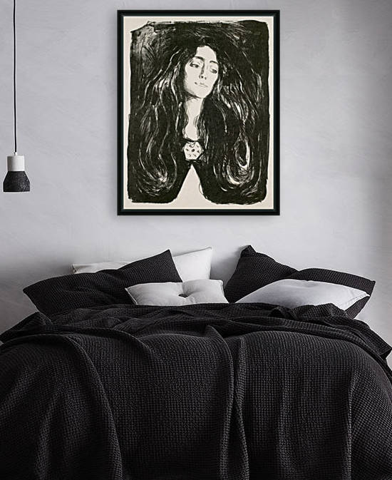 The Brooch by Edvard Munch