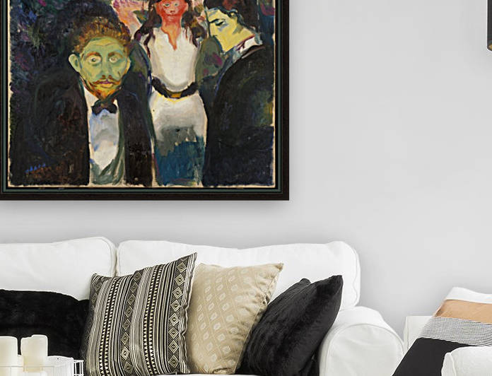 Jealousy by Edvard Munch