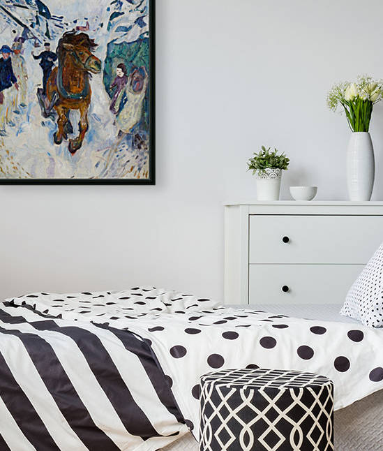 Galloping Horse by Edvard Munch