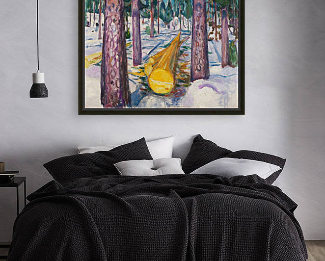 The Yellow Log by Edvard Munch