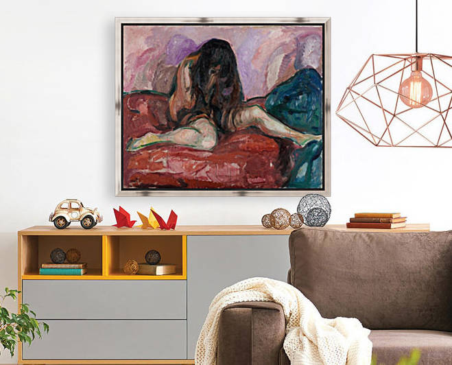 Weeping Nude by Edvard Munch