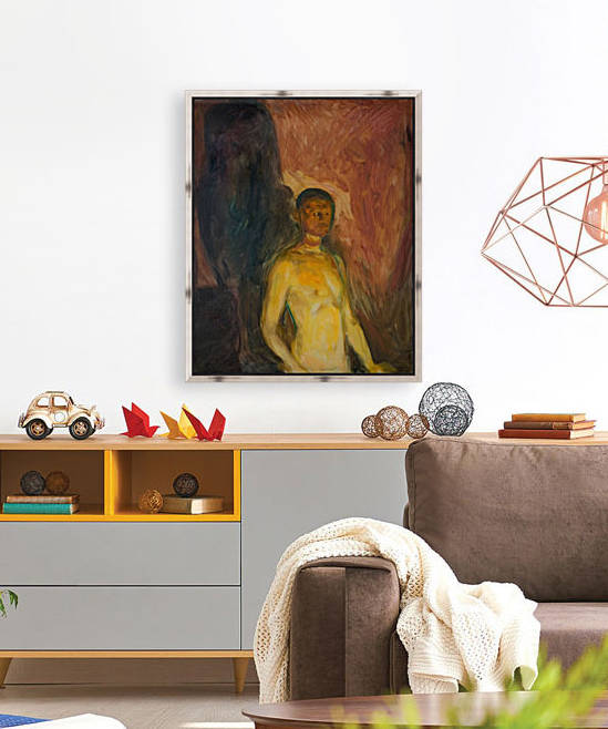 Self-Portrait in Hell by Edvard Munch