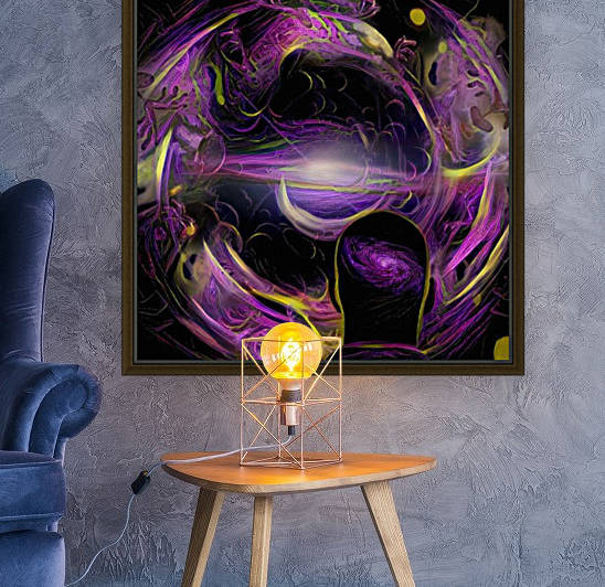 Purple Space by Bruce Rolff