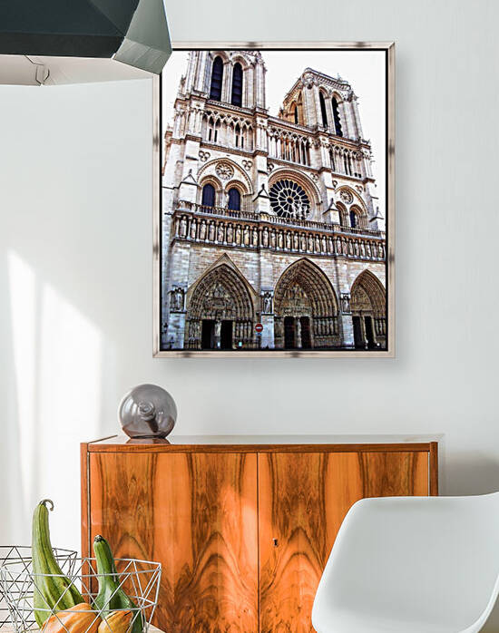 The Towers West Facade Notre Dame Paris by Deb Oppermann