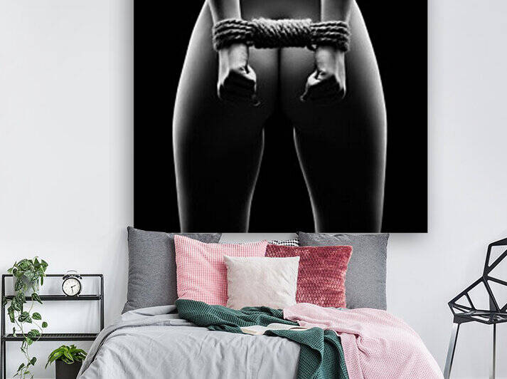 Womans hands in bondage by Johan Swanepoel