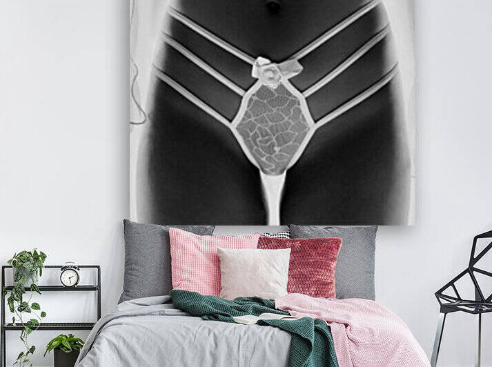 Sensual bride in white pantie by Johan Swanepoel