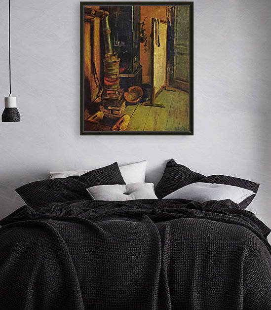 Eine Ecke des Ateliers by Eugene Delacroix