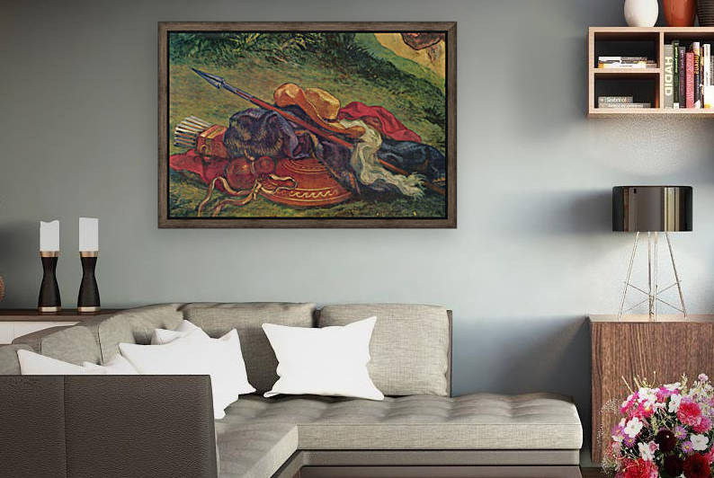 Ol- und Wachsfarben, Putz by Eugene Delacroix