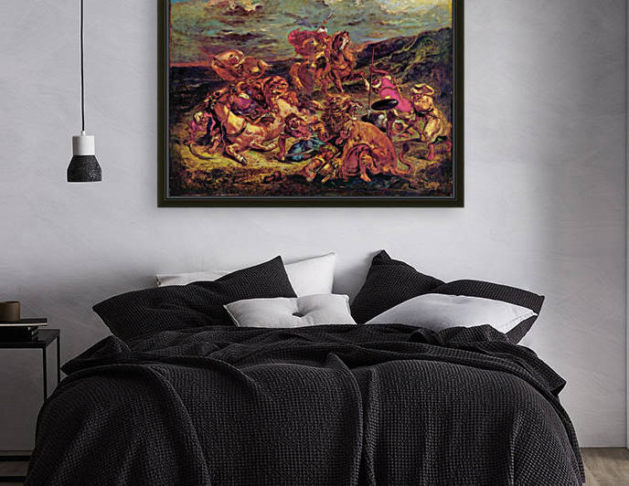 Leinwand by Eugene Delacroix