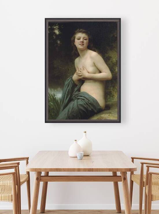 William  Adolphe  Bouguereau 1825 1905  La  brie  du  printemps by TOPARTGALLERY
