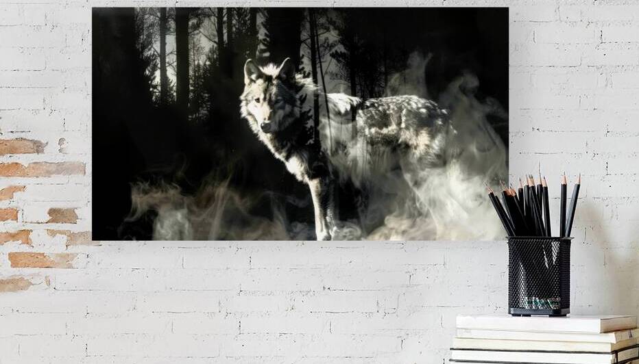 Wolf Spirit Animal  by SykArt Designs