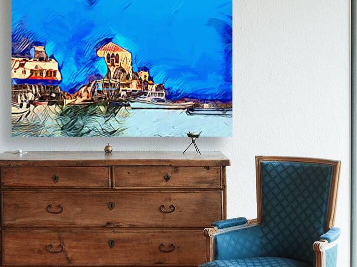 The Blue of Bygone Days by Le Boulanger