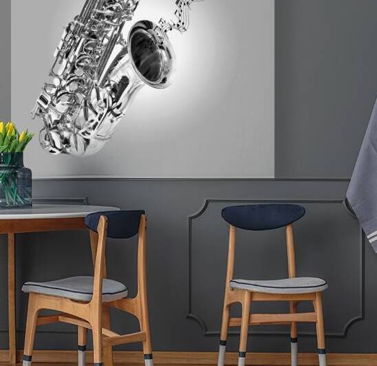 Sounds of the Sax in Black and White by Gill Billington