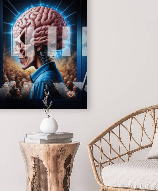 Indoctrinating The Masses Thought Provoking AI Concept Art by Xzendor7 by xzendor7