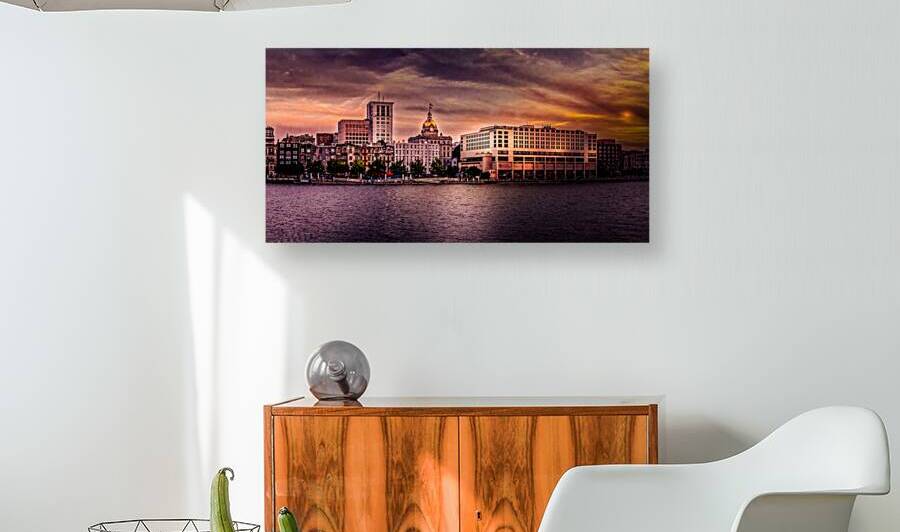 Savannah Georgia River Front Sunset by Norma Brandsberg Photography