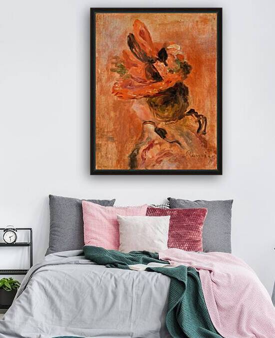 Woman’s Head with Red Hat 1890s by Row One Brand