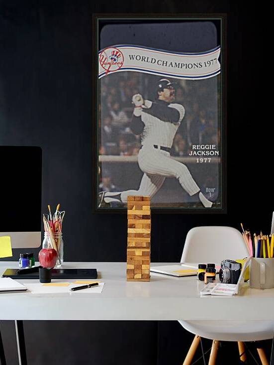 1977 new york yankees viewfinder slide art  by Row One Brand