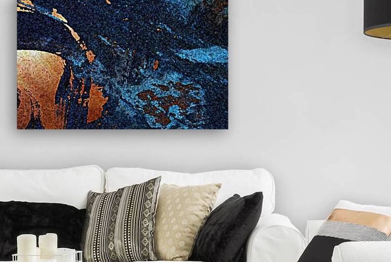 blue elephant by Lisa Drew