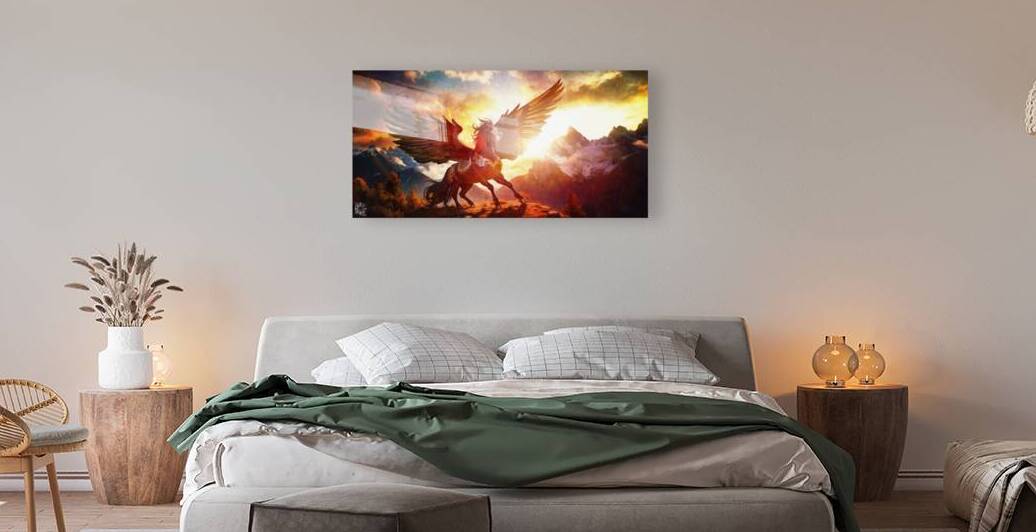 Winged Mountain by ChrisHarrisArt