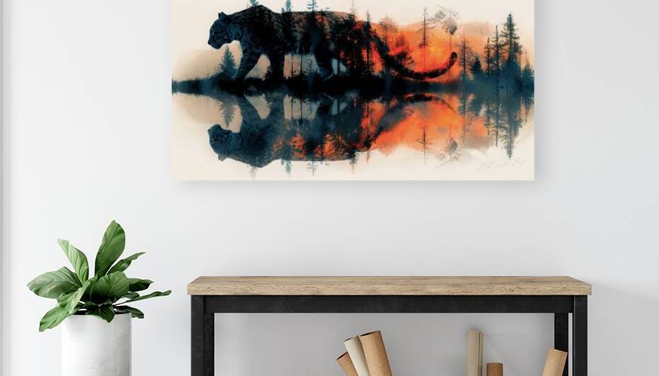 Wild Cat In Canada by SykArt Designs