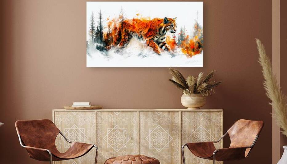 Spotted Wild Cat by SykArt Designs