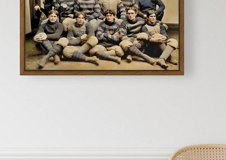 1895 west virginia football team art by Row One Brand