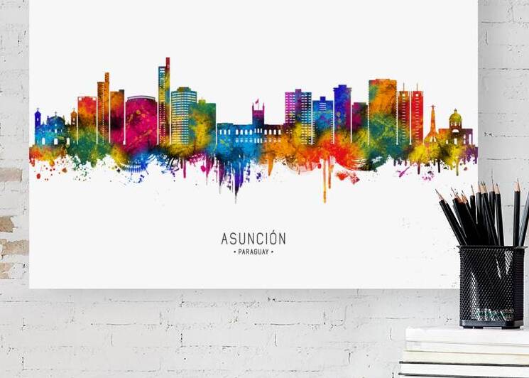 Asuncion Paraguay Skyline by Towseef Dar