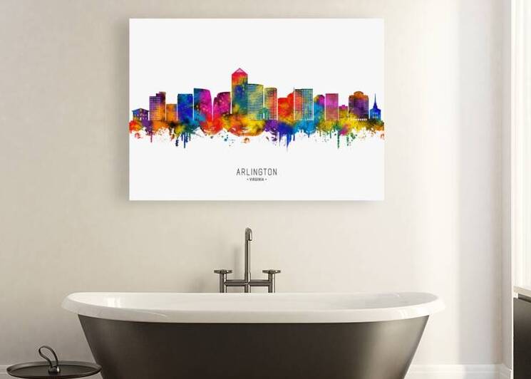 Arlington Virginia Skyline by Towseef Dar