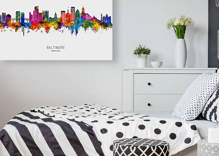 Baltimore Maryland skyline by Towseef Dar